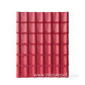 Roman type plastic resin upvc roof tile